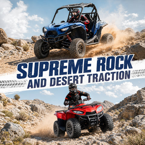 Image of MaxAuto 27x9R12 & 27x11R12 ATV/UTV Radial Tires – RockClaw-V1 Series | 8-Ply Heavy-Duty Off-Road Set