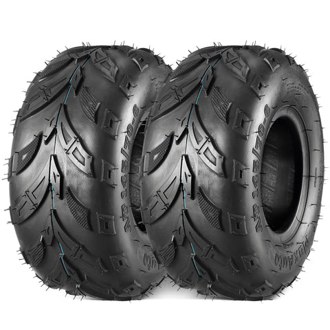 Image of Pack of 2 145 70-6 Tires, 145/70-6 Tubeless Go Kart Street Mini Bike Tires, 6PR