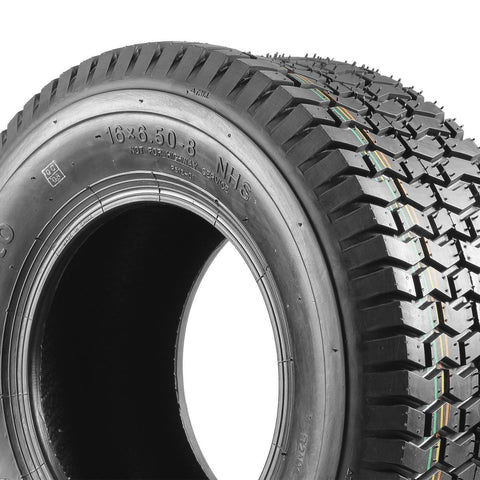 Image of MaxAuto 16x6.5-8 & 22x9.5-12 Lawn Mower Tires 4PR(2 Front tires+2 Rear Tires)