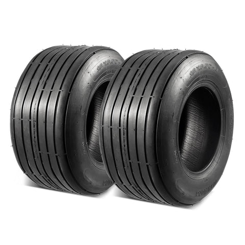 Image of MaxAuto 2 Pcs Straight Rib Lawn & Garden Tire - 16x6.50-8