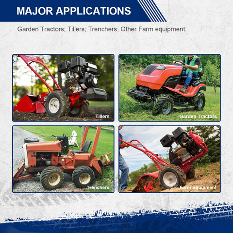 Image of MaxAuto 2 PCS Super Lug Tractor Tire -16x6.50-8, 4PR, Tubeless