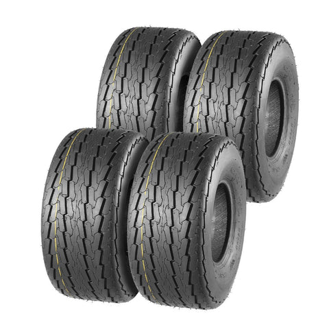 Image of MaxAuto Boat Trailer Tires 18.5X8.50-8 215/60-8 18.5-8.5-8 6PR Load Range C, Set of 4
