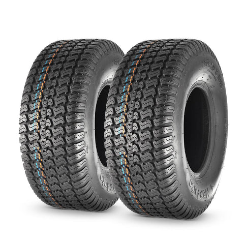 Image of MaxAuto 18X6.50-8 18x6.5x8 Turf Saver Lawn Mower Tire 4PR, Set of 2