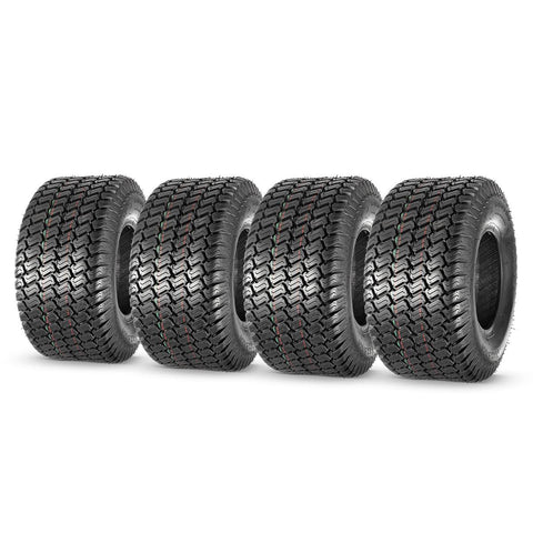 Image of MaxAuto 18x8.50-8 18x8.5x8 Lawn Mower Utility Cart Turf Tires P332 4PR, Set of 4