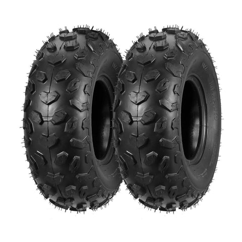 Image of Set of 2 MaxAuto ATV Tires 19x7-8 19x7x8 19x7 8 ATV UTV Off-Road Tires All-Terrain Mini Bike Tires 4PR Tubeless Sport Tires