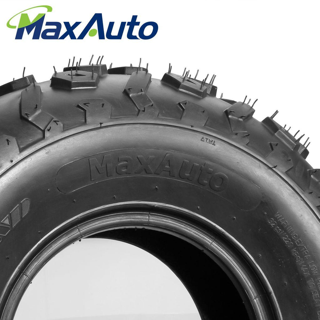Set of 2 MaxAuto ATV Tires 19x7-8 19x7x8 19x7 8 ATV UTV Off-Road Tires All-Terrain Mini Bike Tires 4PR Tubeless Sport Tires
