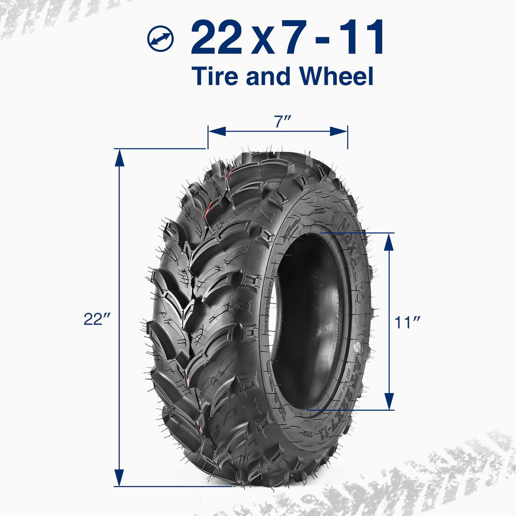 22x7 11 front atv tires
