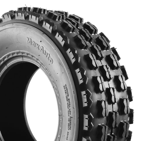 Image of Set of 2 Maxauto 22x7-10 22-7-10 Front ATV Tires Quad Sport ATV UTV Tires 22x7x10 4-Ply Mud Sand Snow and Rock Tires Tubeless Knobby Sport Tires