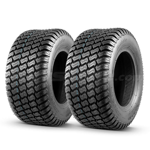Image of MaxAuto 2 Pcs 16x6.50-8 Lawn Mower Tire for Garden Tractors Ridings, 4PR, Tubeless