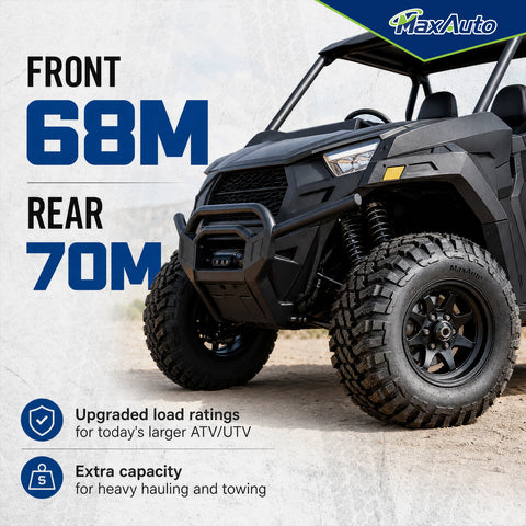Image of MaxAuto 27x9R12 & 27x11R12 ATV/UTV Radial Tires – RockClaw-V1 Series | 8-Ply Heavy-Duty Off-Road Set