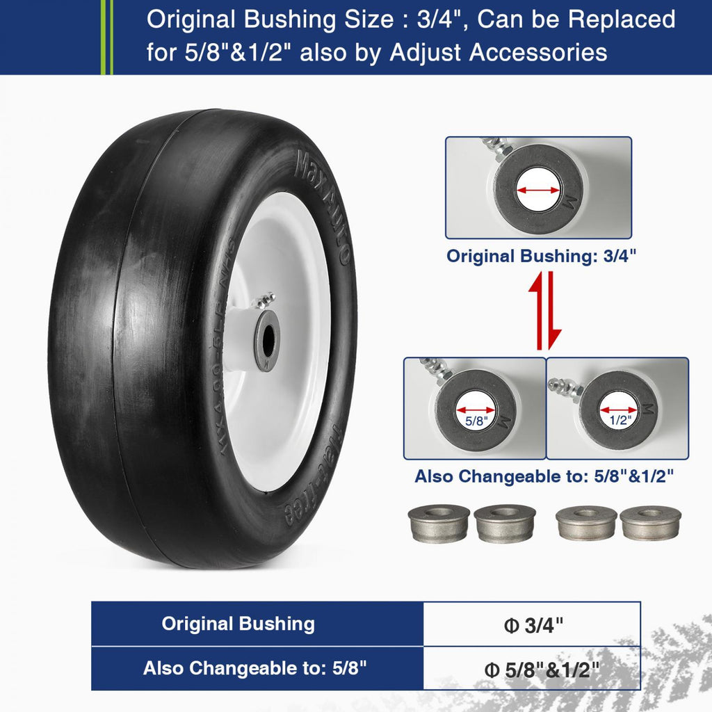 Pneumatico Gomma Ruota Trattorino Tosaerba Rasaerba 11X4.00-5 - Foto 13