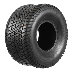 Set of 4 Lawn Mower Turf Tires 15x6-6 Front & 20x10-8 Rear,4PR,Tubeless