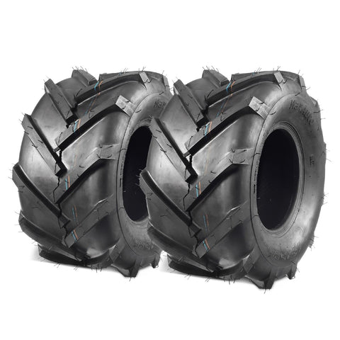 Image of MaxAuto 2 Pcs 18X9.50-8 Lawn Mower Tractor Tires 18X9.50X8 Very Wide 6 Ply Rated P328