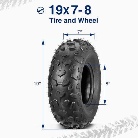 Image of ATV tires and wheels size