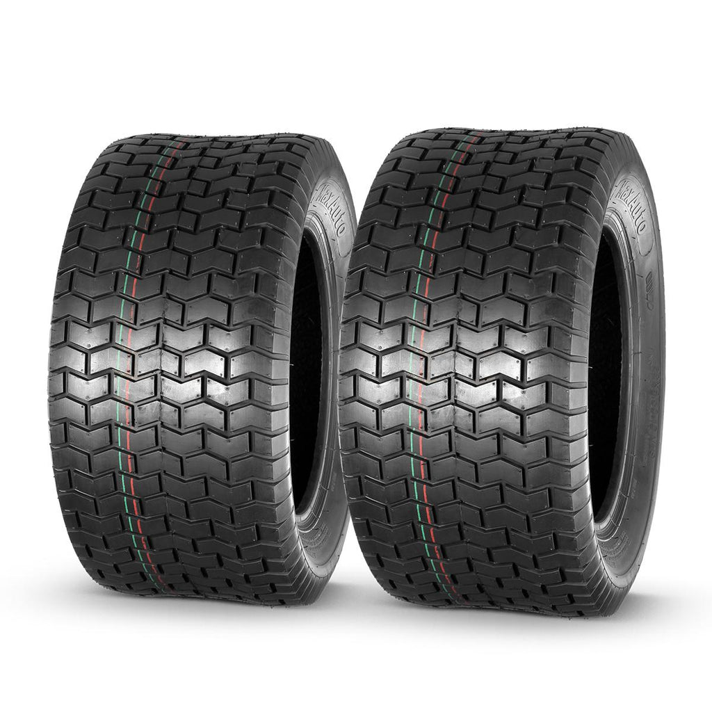 MaxAuto 22x9.5-12 22x9.5x12 Turf Tires for Lawn & Garden Mower 4 Ply, Set of 2