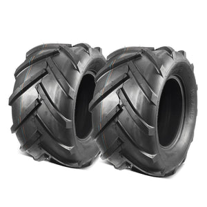MaxAuto 2 Pcs Super Lug 24x12.00-12 24X12.00X12 Lawn Tractor Tires Very Wide 6 Ply Rated