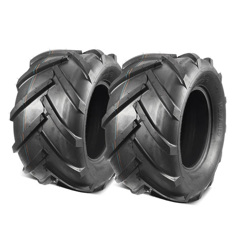 Image of MaxAuto 2 Pcs Super Lug 24x12.00-12 24X12.00X12 Lawn Tractor Tires Very Wide 6 Ply Rated